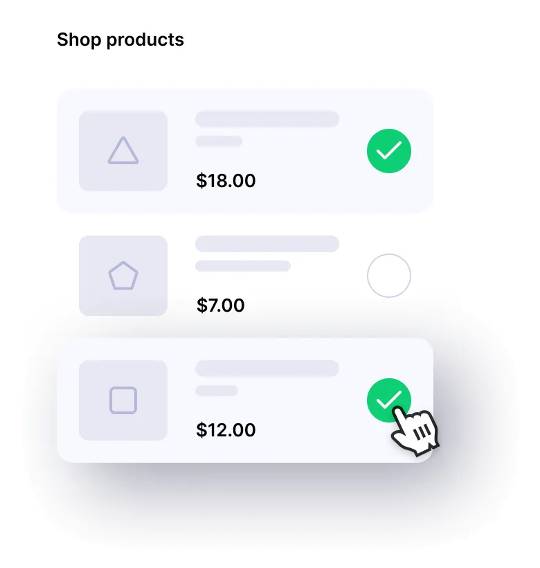 Select Product / Service