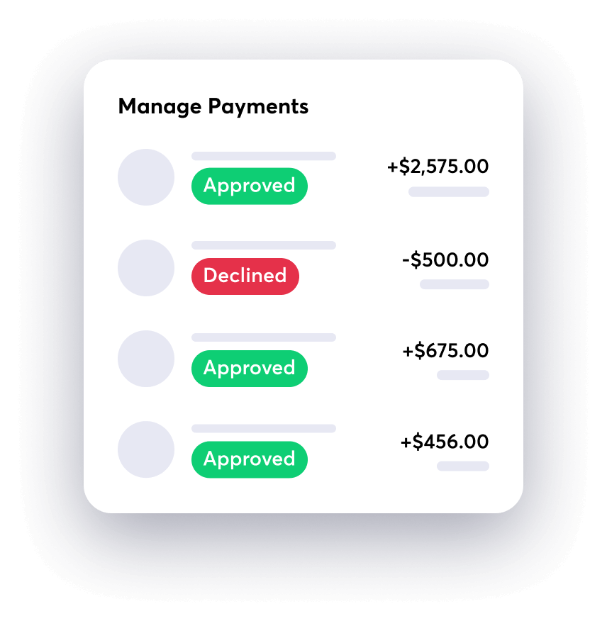 Manage Payments