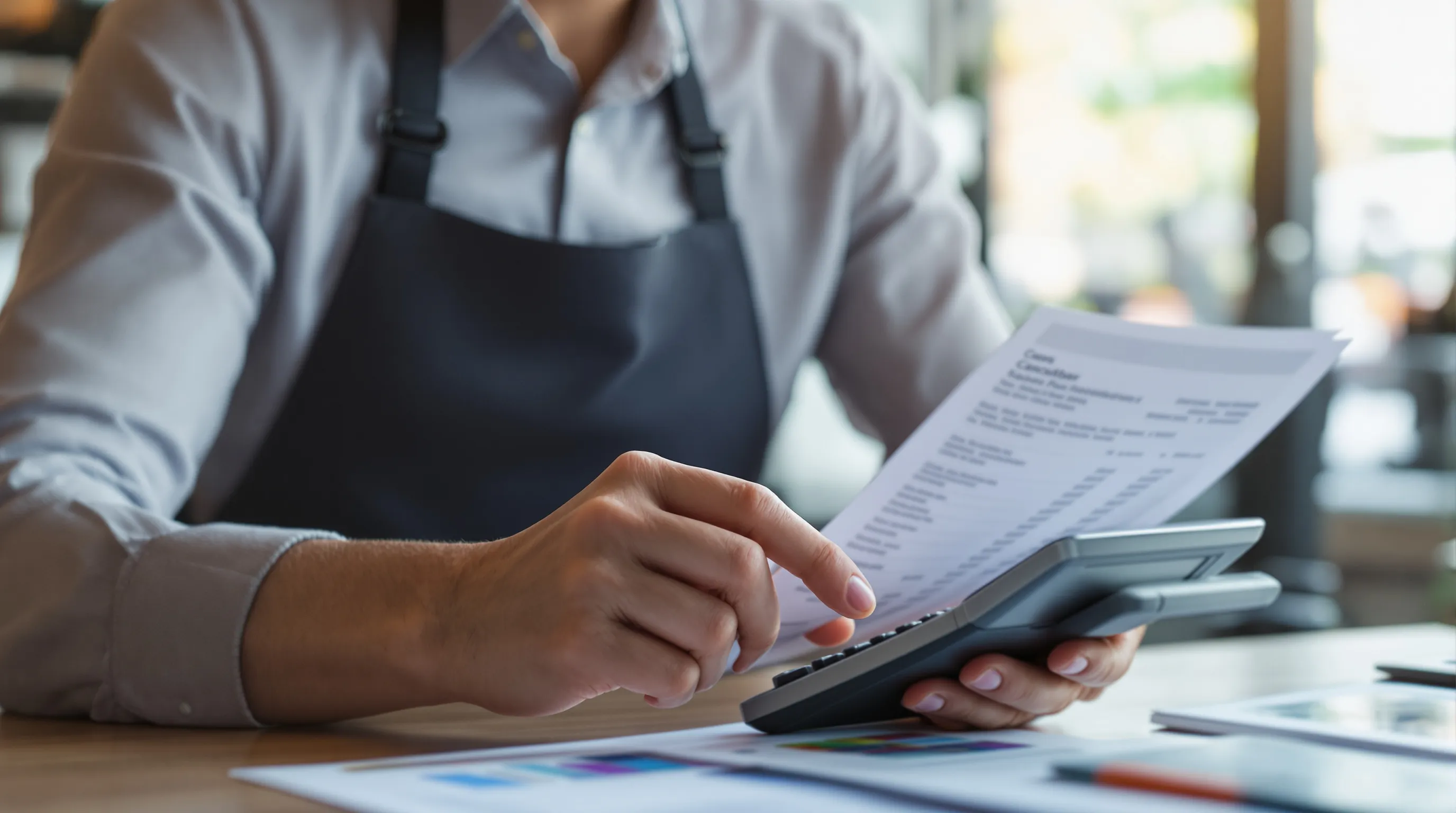 Business owner reviewing high-risk merchant payment processing costs and settlement timelines