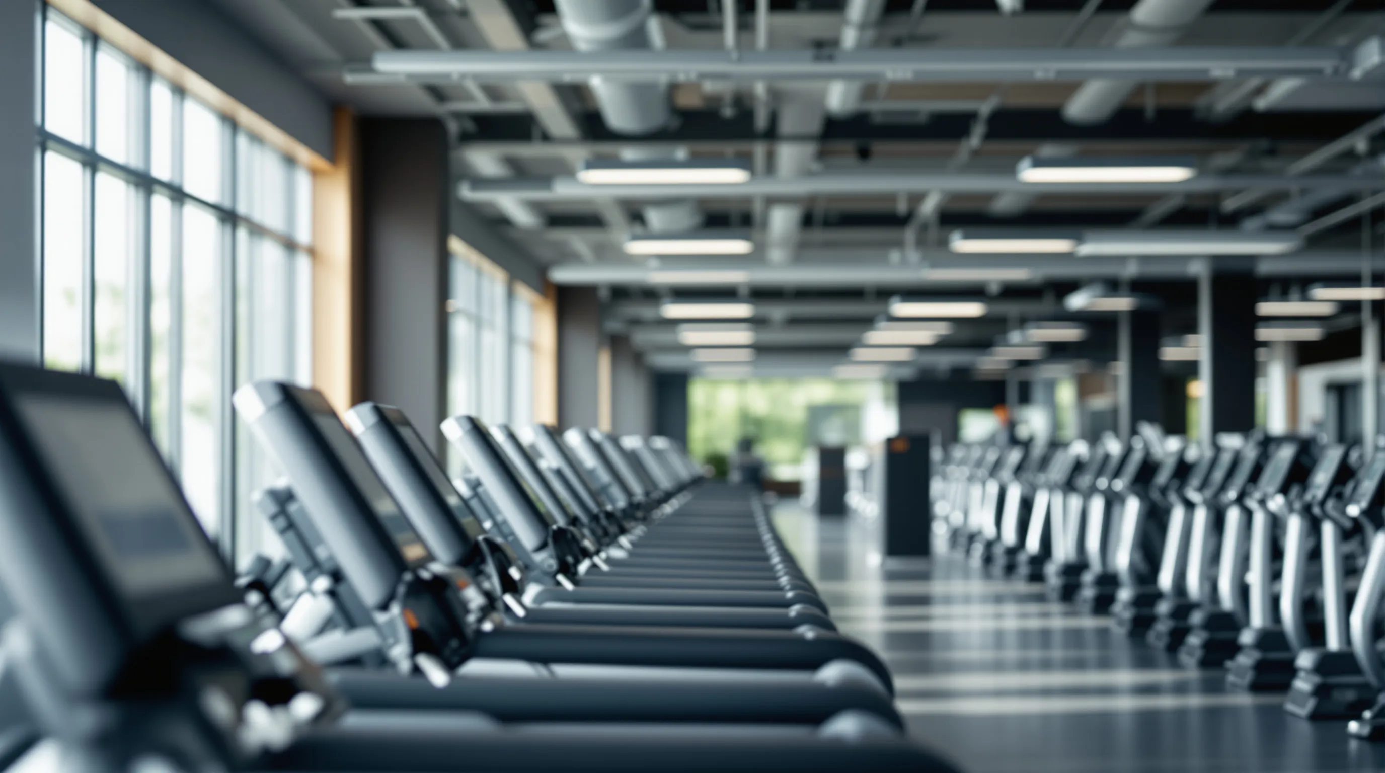 Modern gym interior representing fitness merchant services and payment processing for high-risk businesses